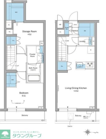 ルフォンリヴェント杉並永福の物件間取画像